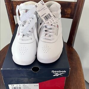 Reebok Women's White Athletic Shoes with Velcro